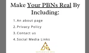 How to build a pbn without getting penalized