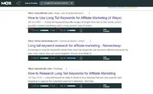 Long-Tail Keywords for Affiliate Marketing: Check the Serp
