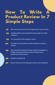 How To Write A Product Review In 7 Simple Steps