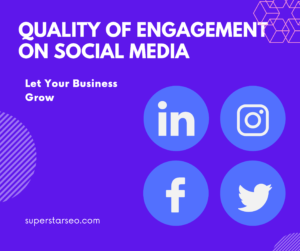 Quality of engagement on social media