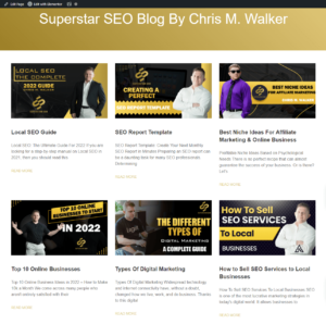 How to start a blog like SuperstarSEO 