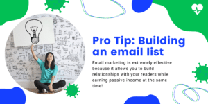 Building an email list