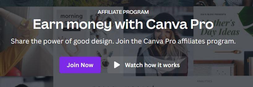 Canva pay per lead affiliate program 