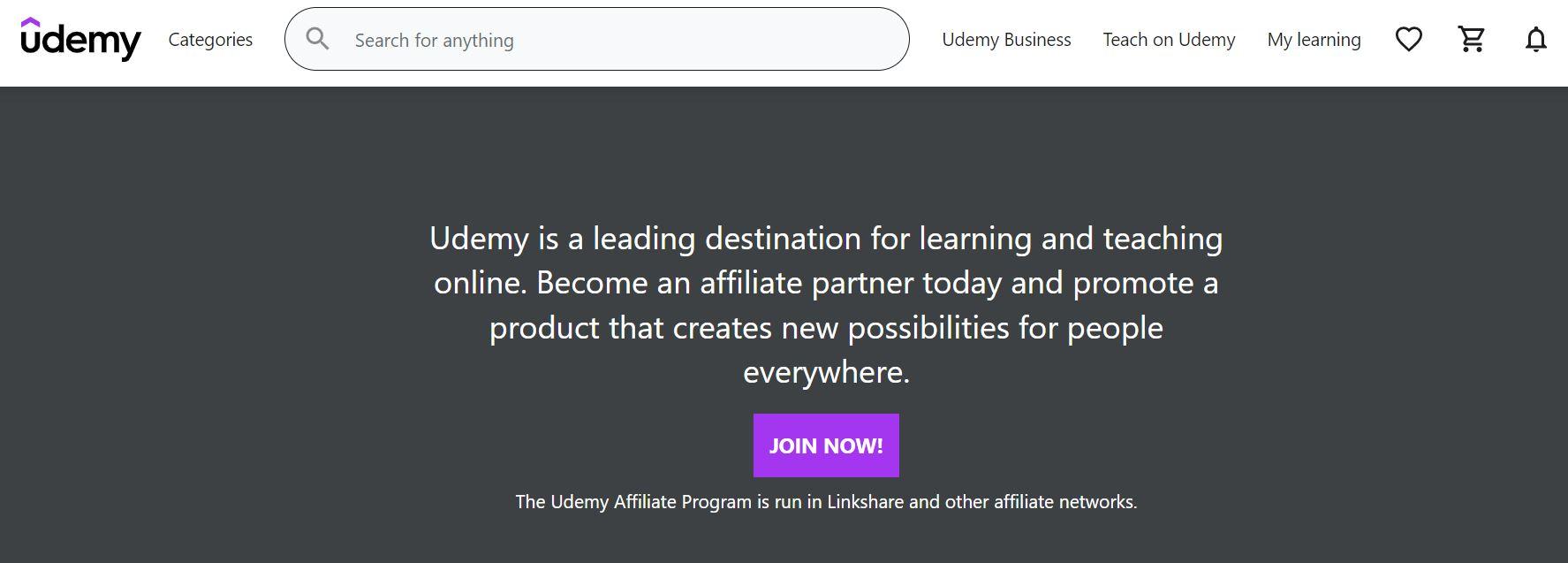Udemy affiliates; personal development sub niches