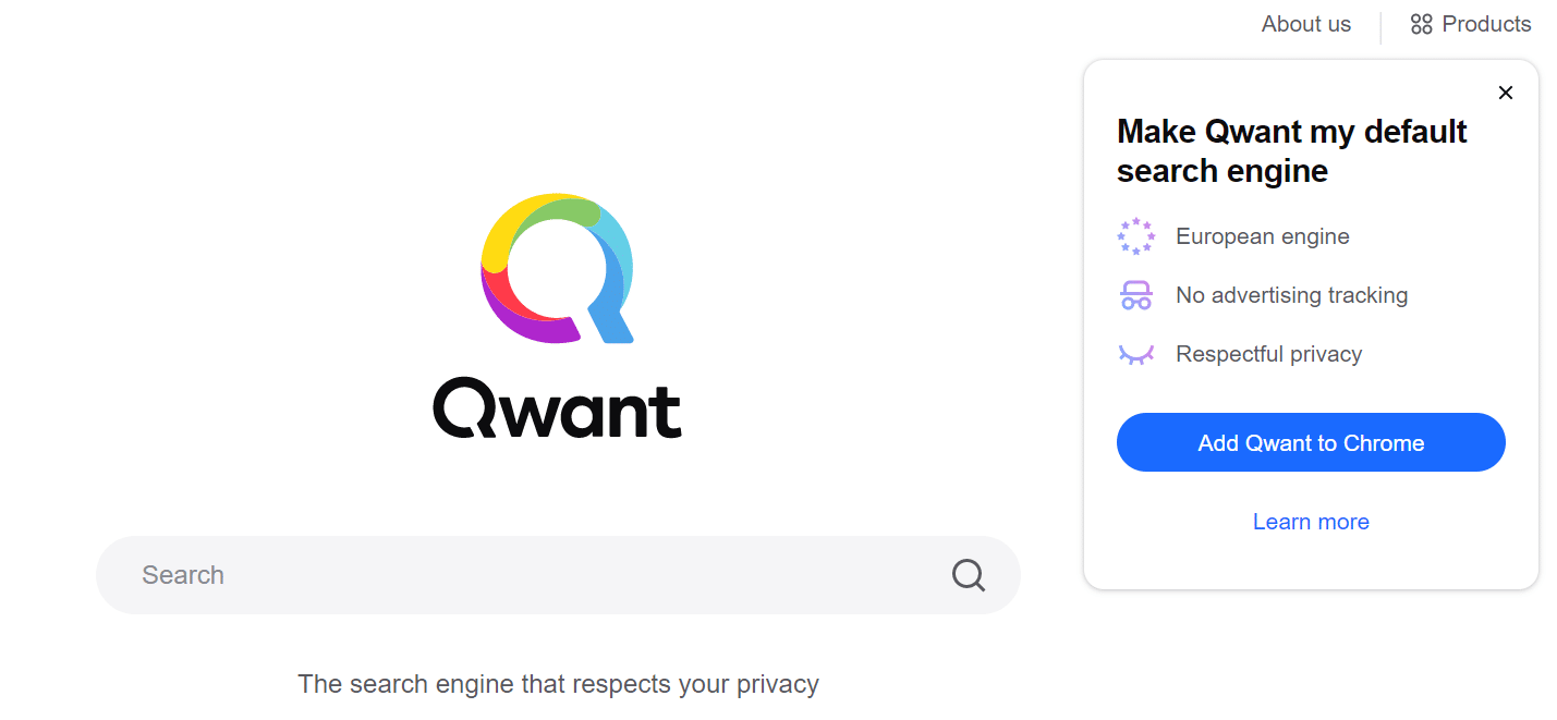 Qwant search engine