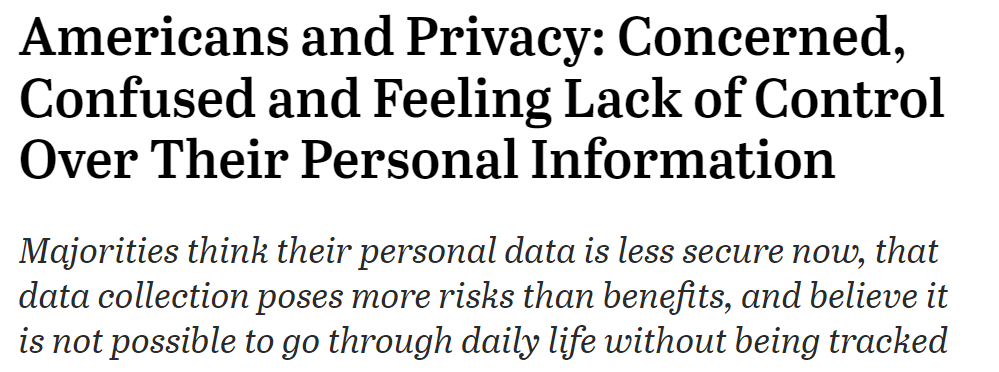 Americans and Privacy