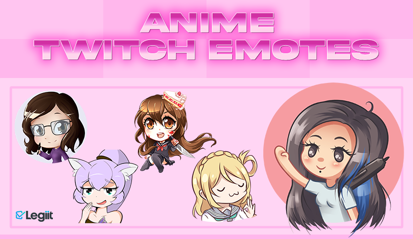 Custom i will create custom anime chibi for twitch emotes or sub badge Art  Commission  Sketchmob