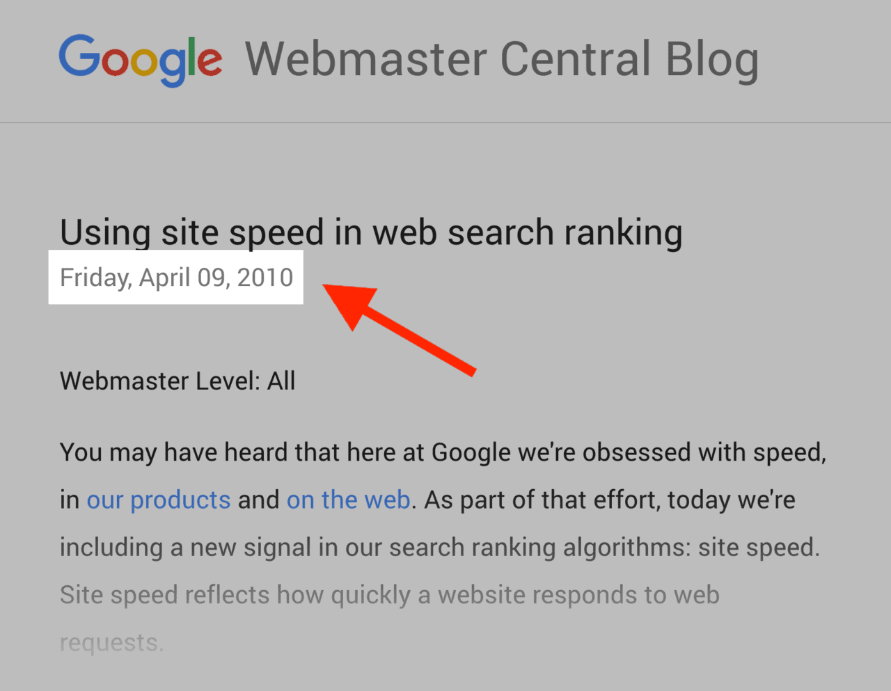 Webmaster Central Blog