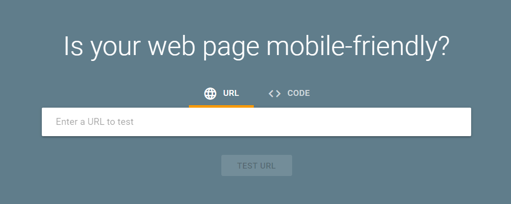 Mobile-friendly webpage