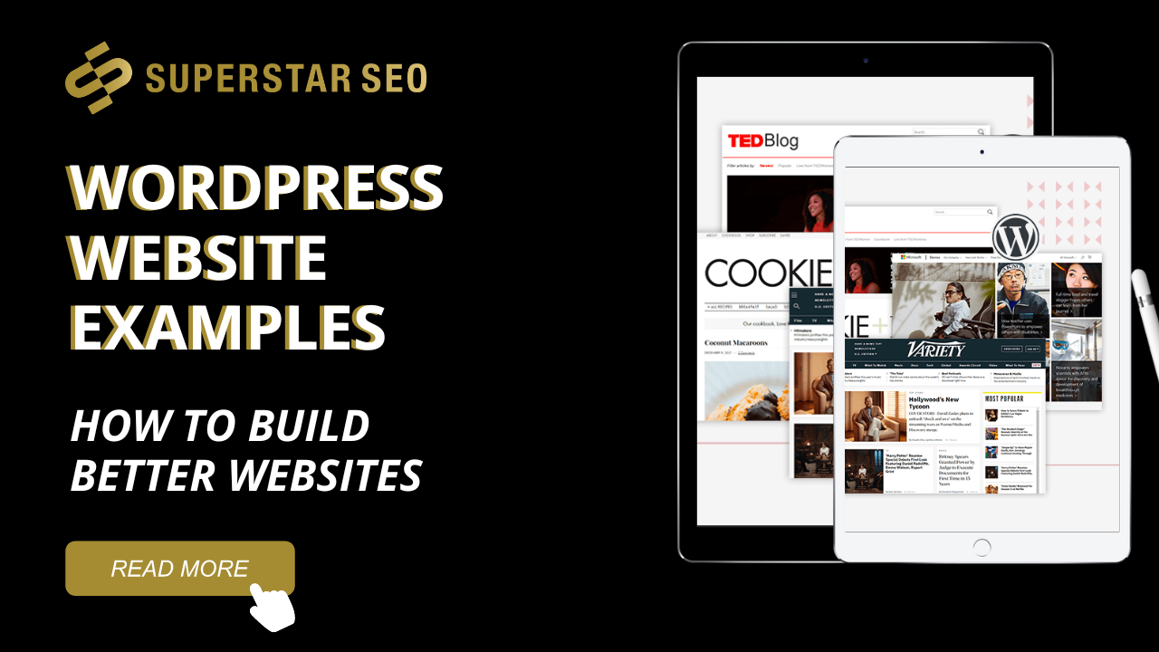 WordPress website examples