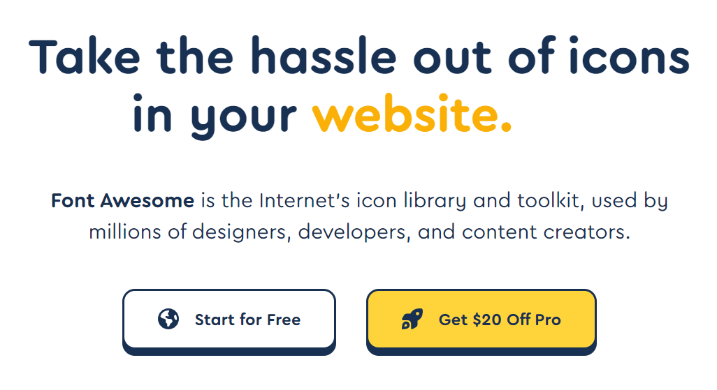 Internet's icon library and toolkit