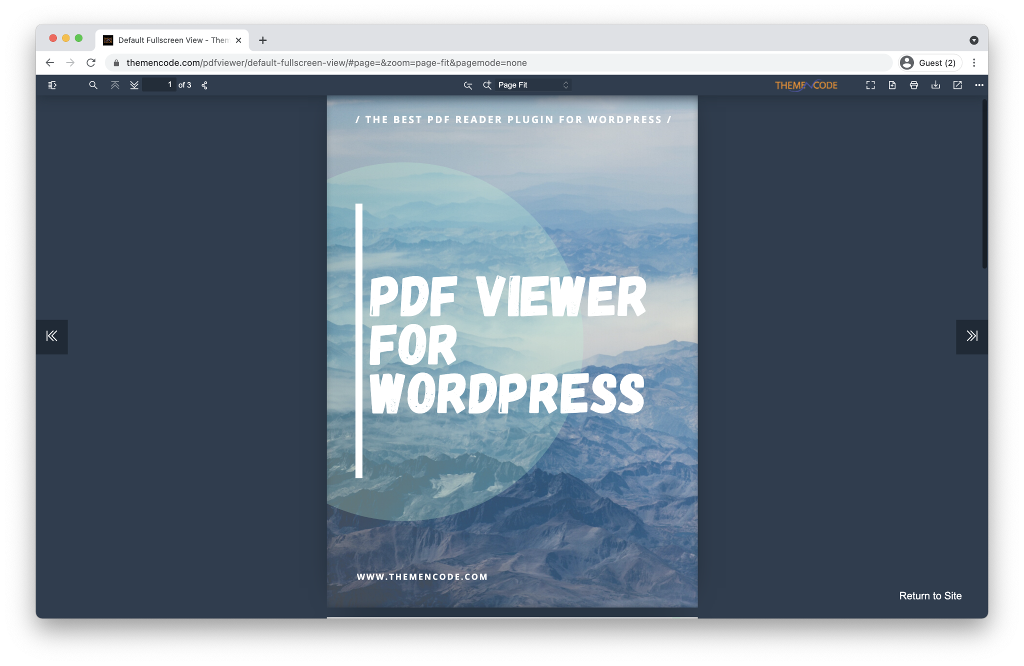 PDF Viewer for WordPress