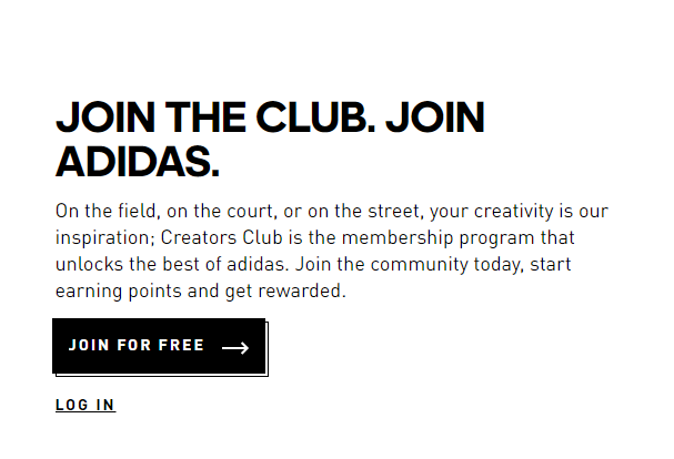 Adidas Creator’s Club - an example of building brand advocacy