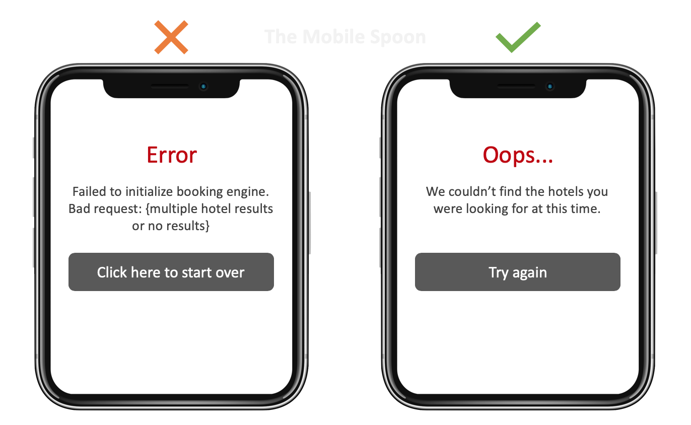 The difference between bad and good UX copywriting