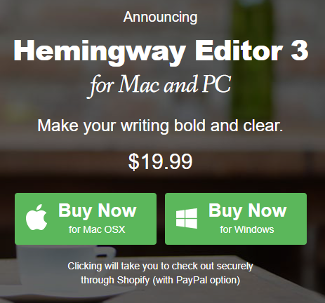 Hemingway Editor 3