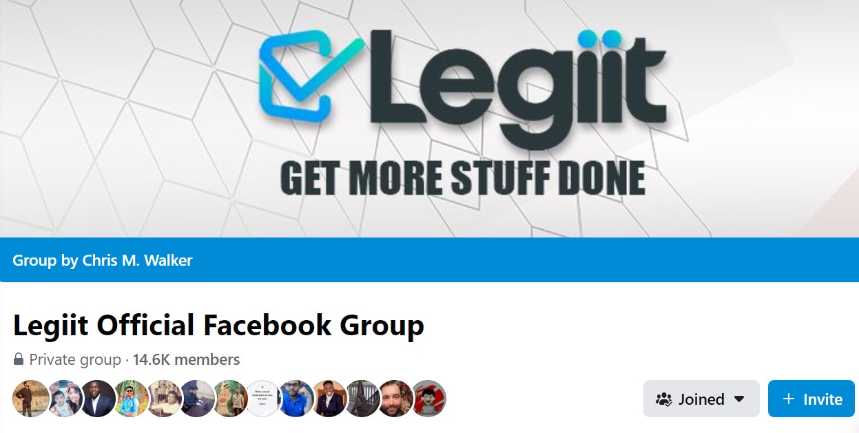 Legiit Facebook group