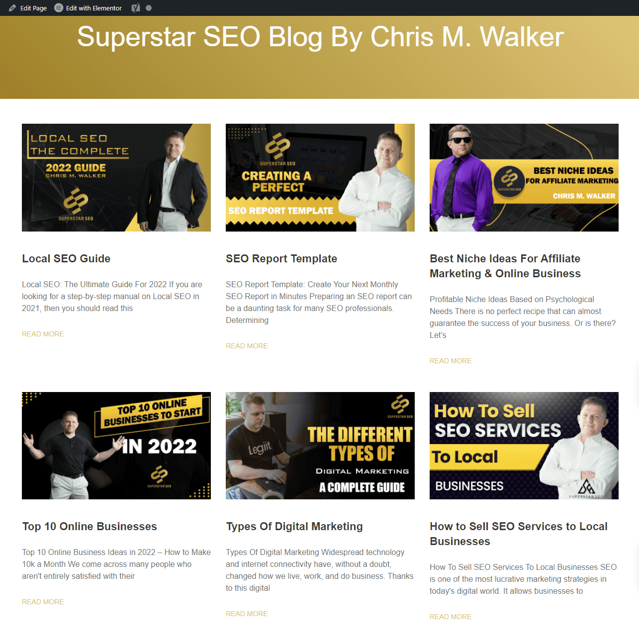 How to start a blog like SuperstarSEO 