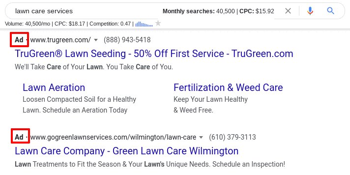 adwords example