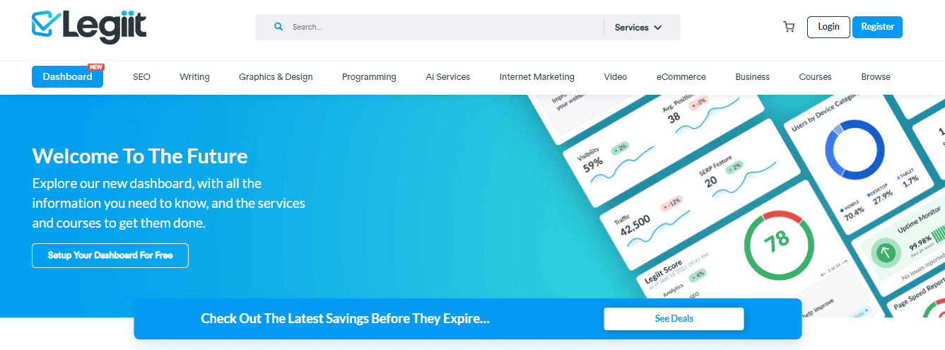 Legiit- the freelancing marketplace where you can find the first copywriting jobs